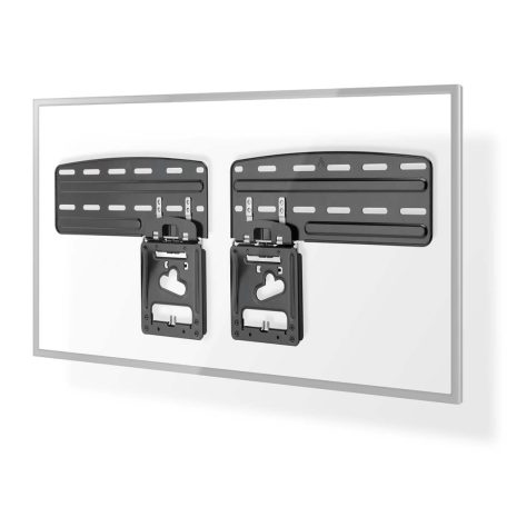 Fix TV fali tartó | 43 - 85 " | Maximális támogatott képernyő súly: 60 kg | Maximális fal távolság: 7.50 mm | Acél | Fekete