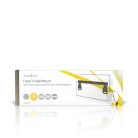 Fix TV fali tartó | 43 - 100 " | Maximális támogatott képernyő súly: 75 kg | Maximális fal távolság: 9.50 mm | Acél | Fekete