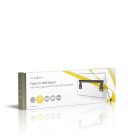 Fix TV fali tartó | 43 - 100 " | Maximális támogatott képernyő súly: 75 kg | Maximális fal távolság: 9.50 mm | Acél | Fekete