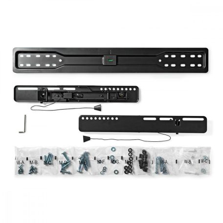 Billenthető TV fali tartó | 37-70 " | Maximális támogatott képernyő súly: 35 kg | Dönthető: -12 ° | Maximális fal távolság: 30 mm | Acél | Fekete