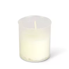 6 db-os mécses betét - fehér - Ø4,1 cm