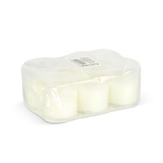 6 db-os mécses betét - fehér - Ø4,1 cm