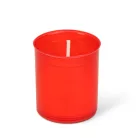 6 db-os mécses betét, szín: piros - Ø4,3 cm