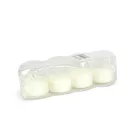 4 db-os mécses betét - 5,5 x Ø5 cm - szín: fehér