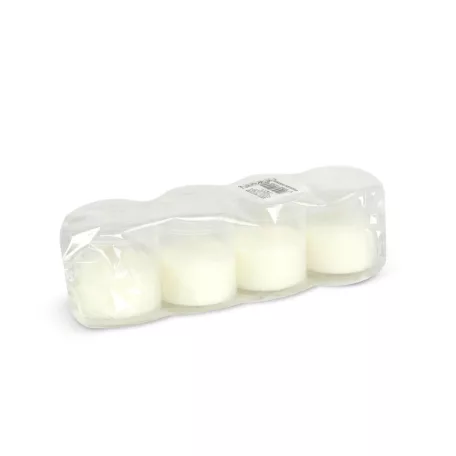 4 db-os mécses betét, szín: fehér - Ø5 cm