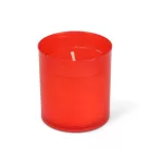 4 db-os mécses betét, szín: piros - Ø5 cm