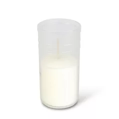 10 db-os mécses betét - Ø4,8 cm - szín: fehér