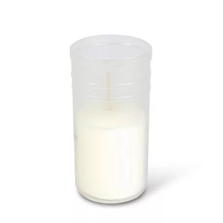 10 db-os mécses betét - Ø4,8 cm - szín: fehér