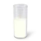 10 db-os mécses betét - Ø4,8 cm - szín: fehér