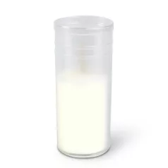 10 db-os mécses betét - Ø4,8 cm - szín: fehér