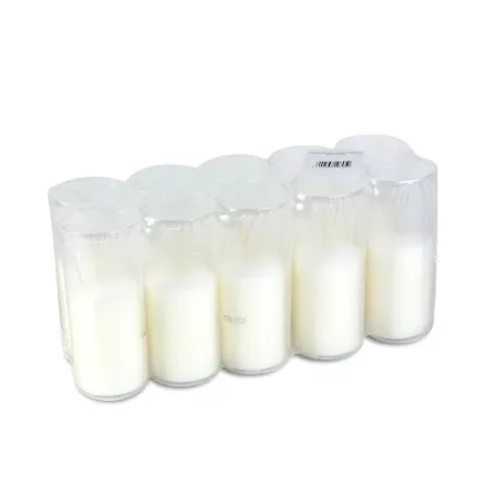 10 db-os mécses betét - Ø4,8 cm - szín: fehér