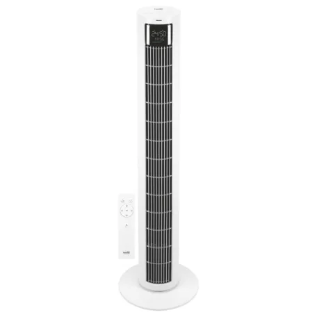 HOME TWFR100C oszlopventilátor, 60 W, 4 üzemmód, 4 fokozat, oszcillálás, LED kijelző, távirányító