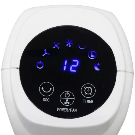 Home TWFR78 oszlopventilátor, 45 W, 3 sebességfokozat, távirányító, kikapcsolás időzítés, oszcillálás