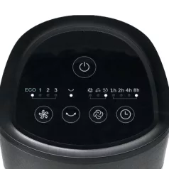   Home TWFR 100 oszlopventilátor, 45 W, 100 cm, 3 fokozat, 85°-os oszcillálás, távirányító, fekete,