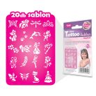 Sablon szett - lányoknak - 21 db-os