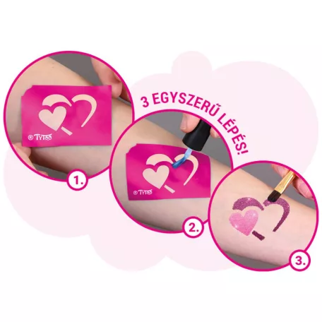 Dreamy csillámtetoválás szett