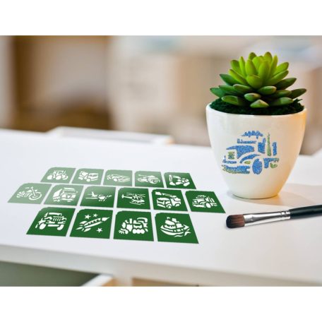 Járművek Csillámtetoválás szett