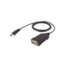 USB 2.0 Adapter USB A Dugó - D-SUB 9-Pólusú Dugó Fekete