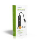 USB hub | USB-A Dugasz | USB-A Aljzat | 3-Port port(s) | USB-áramellátású | SD & MicroSD / 3x USB