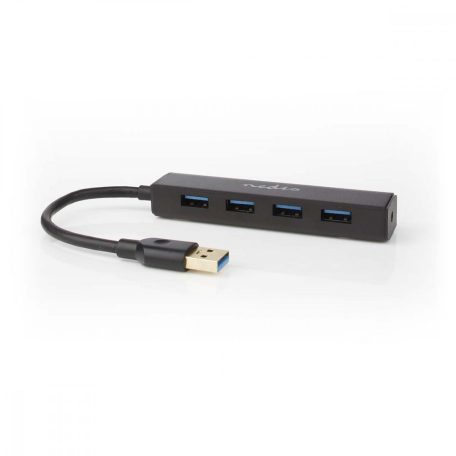 USB hub | USB-A Dugasz | USB-A Aljzat | 4-Port port(s) | USB 3.2 Gen 1 | USB-áramellátású | 4x USB
