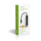 USB hub | USB-A Dugasz | USB-A Aljzat | 4-Port port(s) | USB 3.2 Gen 1 | USB-áramellátású | 4x USB