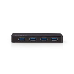   USB hub | USB-A Dugasz | 4x USB A Female | 4-Port port(s) | USB 3.2 Gen 1 | Hálózati Áramellátás / USB-áramellátású | 4x USB