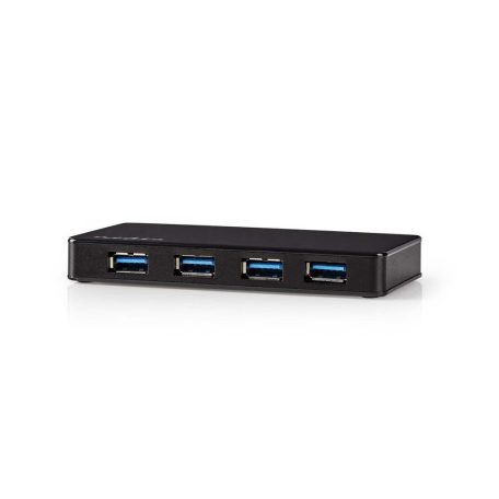 USB hub | USB-A Dugasz | 4x USB A Female | 4-Port port(s) | USB 3.2 Gen 1 | Hálózati Áramellátás / USB-áramellátású | 4x USB