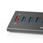 USB hub | USB Micro-B Aljzat | USB-A Aljzat | 5-Port port(s) | QC3.0 / USB 3.2 Gen 1 | Hálózati Áramellátás / USB-áramellátású | 5 Gbps | 5x USB