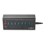 USB hub | USB Micro-B Aljzat | USB-A Aljzat | 8-Port port(s) | QC3.0 / USB 3.2 Gen 1 | Hálózati Áramellátás / USB-áramellátású | 5 Gbps | 8x USB