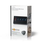 USB hub | USB Micro-B Aljzat | USB-A Aljzat | 8-Port port(s) | QC3.0 / USB 3.2 Gen 1 | Hálózati Áramellátás / USB-áramellátású | 5 Gbps | 8x USB