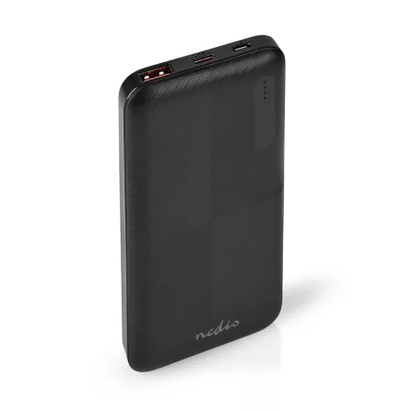 Hordozható töltő | 10000 mAh | 1.5 / 2.0 / 3.0 A | Kimenő csatlakozók száma: 2 | Kimeneti kapcsolat: 1x USB-A / 1x USB-C™ | Bemenő csatlakozók: 1x Micro USB / 1x USB-C™ | PD2.0 18W | Lítium-Polimer