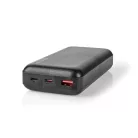 Hordozható töltő | 20000 mAh | 1.5 / 2.0 / 3.0 A | Kimenő csatlakozók száma: 2 | Kimeneti kapcsolat: 1x USB-A / 1x USB-C™ | Bemenő csatlakozók: 1x Micro USB / 1x USB-C™ | PD2.0 18W | Lítium-Polimer
