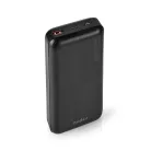 Hordozható töltő | 20000 mAh | 1.5 / 2.0 / 3.0 A | Kimenő csatlakozók száma: 2 | Kimeneti kapcsolat: 1x USB-A / 1x USB-C™ | Bemenő csatlakozók: 1x Micro USB / 1x USB-C™ | PD2.0 18W | Lítium-Polimer