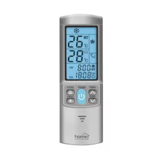   Home URC 2000AC/SL univerzális légkondicionáló távirányító, 2000 működtető kód, 10000 típushoz, SMART elalvásmód, márka szerinti kézi beállítás