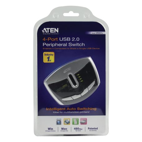 4-Port USB Kapcsoló Bronz