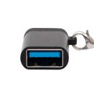 Home USBCA3 usb-c átalakító, USB3.0, 3.0 A, 60 W, USB-C dugó, USB-A aljzat, gyorstöltés, adattovábbítás