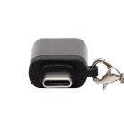 Home USBCA3 usb-c átalakító, USB3.0, 3.0 A, 60 W, USB-C dugó, USB-A aljzat, gyorstöltés, adattovábbítás