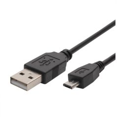 Home USB A/MICRO-1 töltőkábel, 1m, 1A, adatkábel