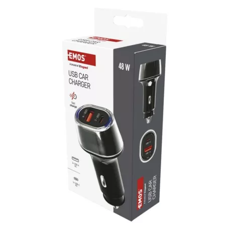 USB autós adapter PD/QC 48 W