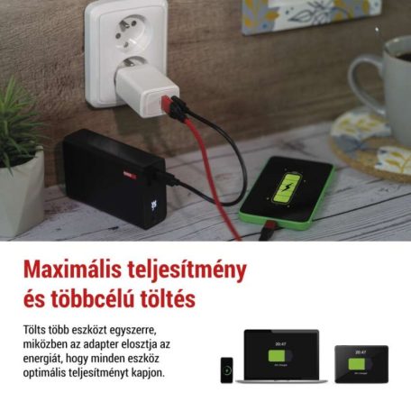 EMOS Univerzális USB töltő GaN PD 45 W max.