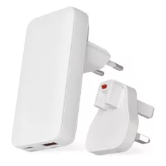 USB hálózati adapter GaN PD 65W, AC + kábel