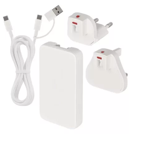 USB hálózati adapter GaN PD 65W, AC + kábel