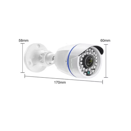 Pro Vision CCTV FULL HD komplett 8 kamerás megfigyelő rendszer Onvif AHD max 1,0MP-s kamera felbontás 8 db Kamerás Rendszer szett nvr  szett 1080p Online éjjellátó térfigyelő kamera rendszer 8-kamerás