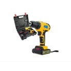 Flinke akkus fúró, csavarozó 18V (FK-8001) 2db akkumulátorral és töltővel kofferban