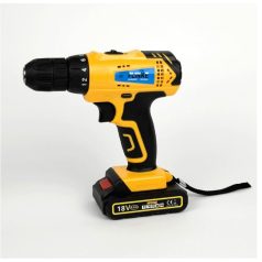   Flinke akkus fúró, csavarozó 18V 58 részes fúrógép kofferban (FK-8002) 2db akkumulátorral, töltővel és 58db kiegészítővel