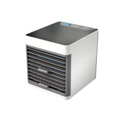   TTK GERMANY Artic Air Mini hordozható léghűtő, ARCTIC AIR COOLER TTK-AC/DC 5V-240V , 3 funkció (hűtés, párásítás, levegőtisztítás), 7 színes LED-es fény, USB-tápellátás, fehér