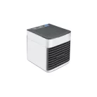 TTK GERMANY Artic Air Mini hordozható léghűtő, ARCTIC AIR COOLER TTK-AC/DC 5V-240V , 3 funkció (hűtés, párásítás, levegőtisztítás), 7 színes LED-es fény, USB-tápellátás, fehér