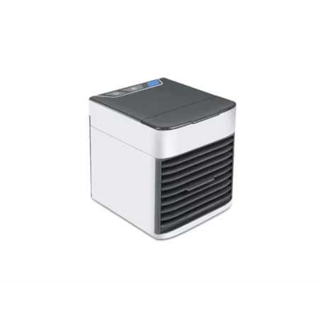 TTK GERMANY Artic Air Mini hordozható léghűtő, ARCTIC AIR COOLER TTK-AC/DC 5V-240V , 3 funkció (hűtés, párásítás, levegőtisztítás), 7 színes LED-es fény, USB-tápellátás, fehér