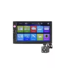 CARLINE 2DIN autórádió multimédiás Fejegység tolatókamerával , 2xDIN, 7 LCD, RDS, BT, " tükrözés funkció multimédia lejátszó távirányító, fix 7,0"-os érintőképernyős LCD