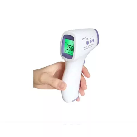 Grundig lázmérő Infravörös érintésmentes hőmérő,test és tárgyak mérésére,mérési távolság: 3 cm - 5 cm, 32 ° C ~ 43 ° C testhőmérséklet mérő Infravörös, pisztolyos" Non-Contact Hőmérő"